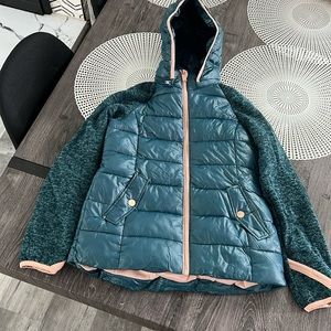 MICHAEL Michael Kors Girl’s Hooded Puffer Jacket-10/12